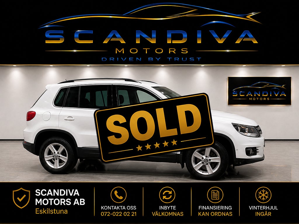 Volkswagen Tiguan 1.4 TSI 4Motion / Kamkedja bytt/Nybesiktigad/SÅLD