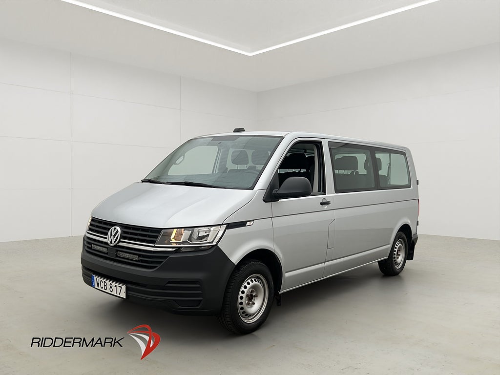 Volkswagen Transporter Kombi Lång Värm Drag B-Kam 9-Sit Moms