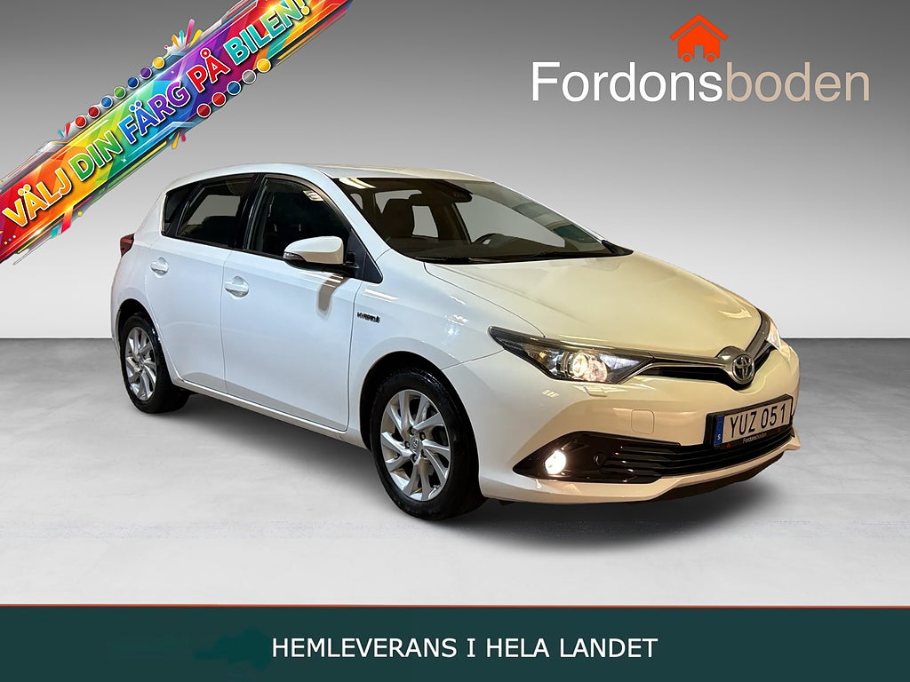 Toyota Auris Hybrid e-CVT Active Motorvärmare Backkamera