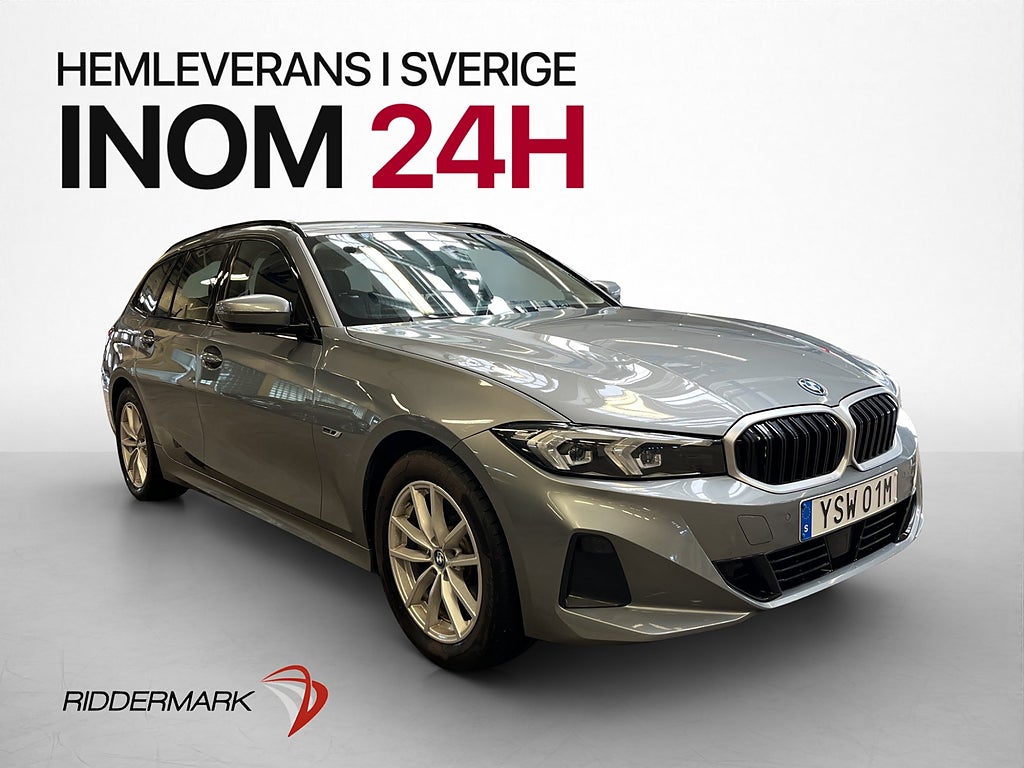 BMW 330e xDrive 292hk Widescreen HuD Navi Värmare Halvskinn