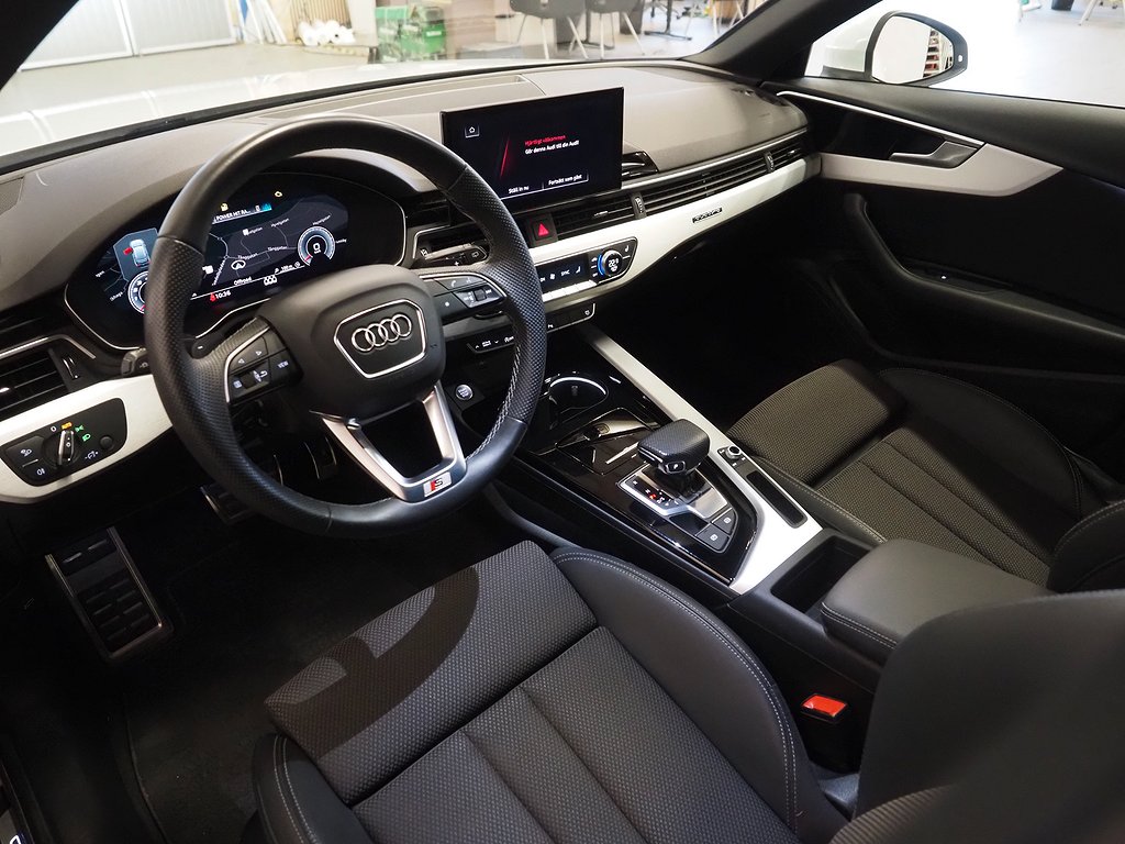 Audi A4 Avant 40 TFSI 204hk Q S-Line |Cockpit|Drag|Värmare| 2021