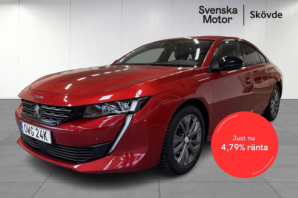 Peugeot 508 1.2 PureTech 130 Allure B-kamera Navi Carplay 4,79% Kampanj rä..