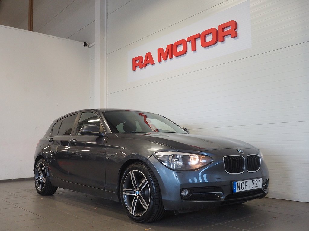 BMW 118 d 143hk Sport line | Farthållare | 2013