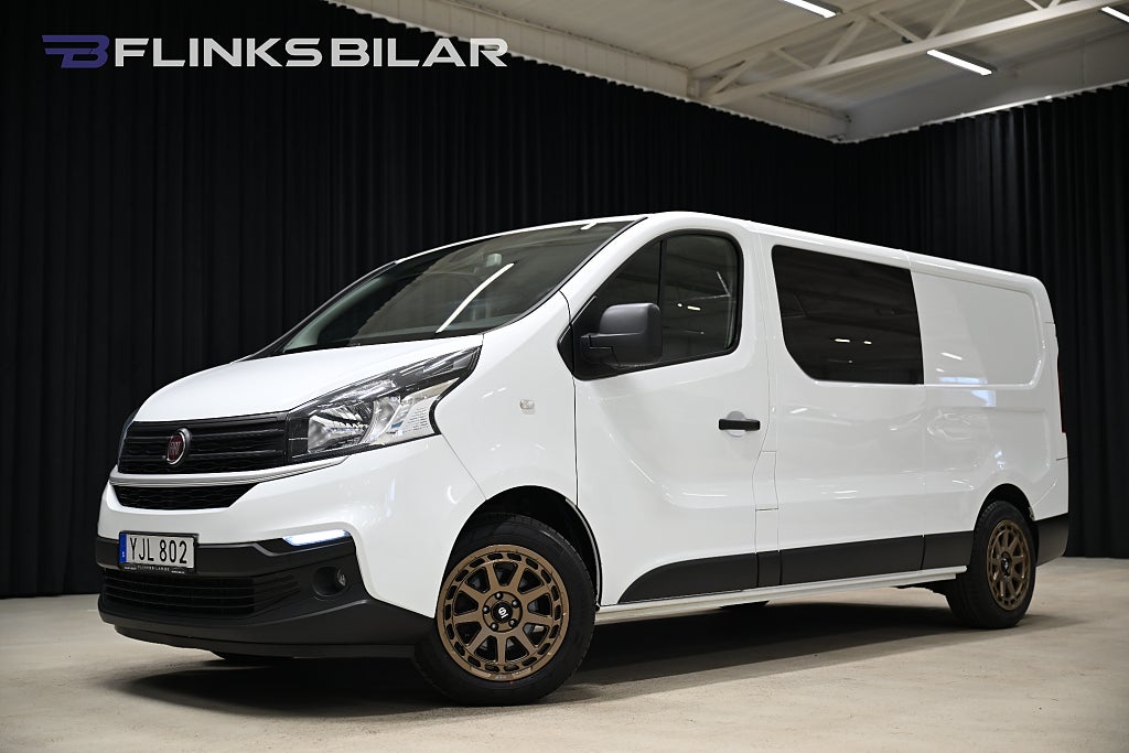 Fiat Talento 1.6 125HK Dubbelhytt|6-Sits|Drag|Värmare|GPS|Backkamera
