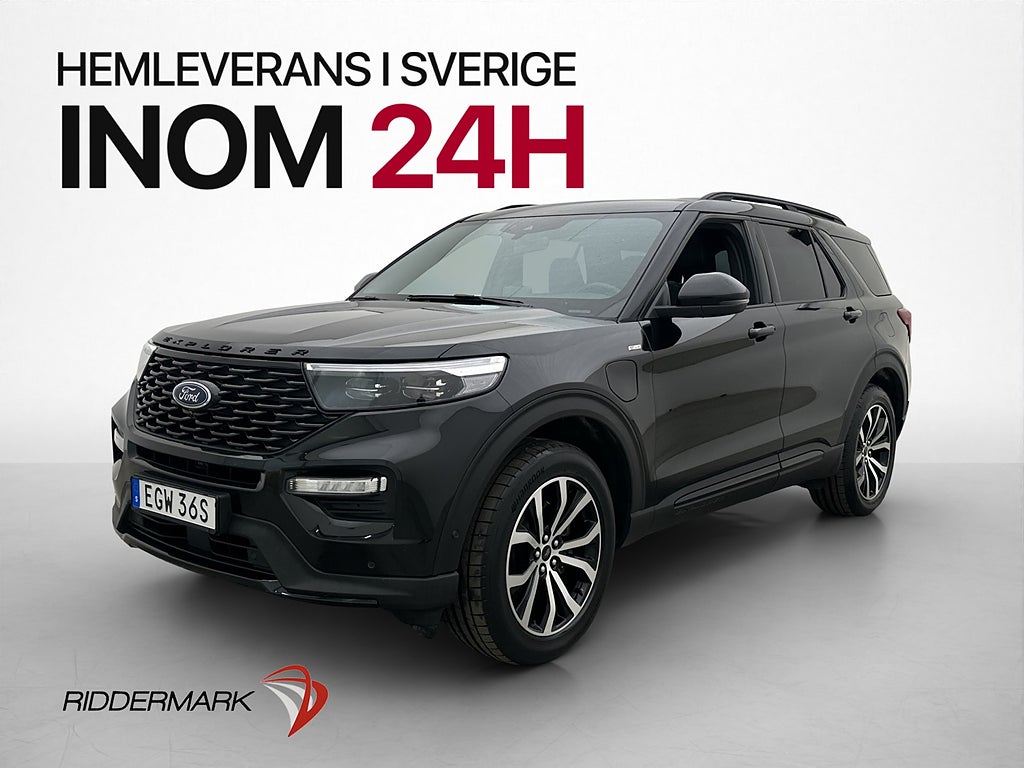 Ford Explorer Plug-In Hybrid 457hk ST 7-Sits Pano B&O 360°
