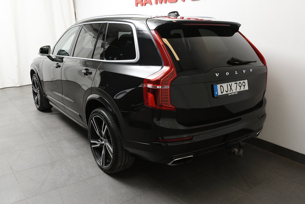 Volvo XC90 T8 TwEn R-Design AWD Pano Orrefors 360° 7-sits 2017