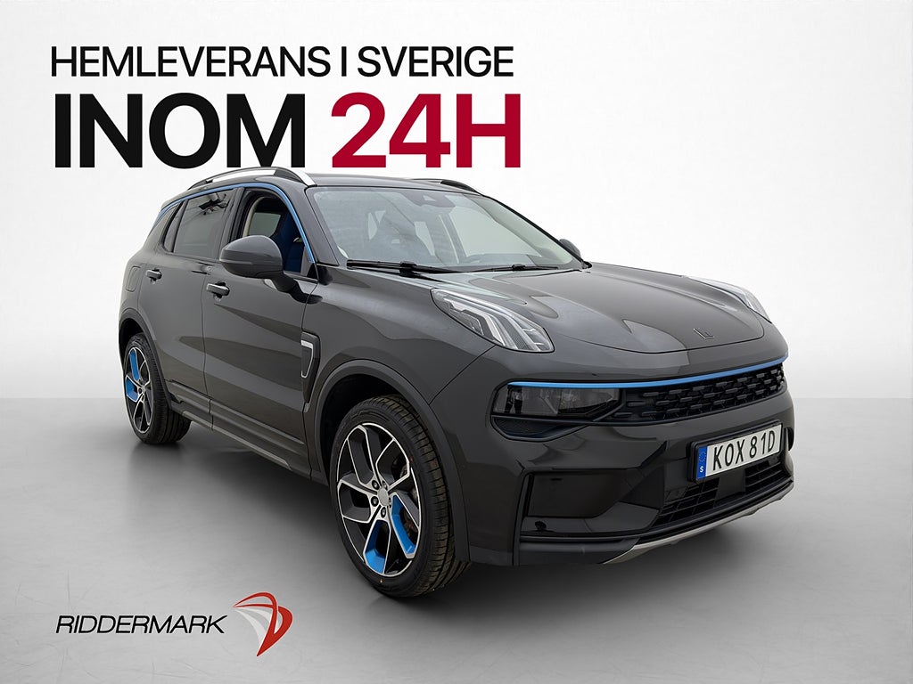 Lynk & Co 01 PHEV 261hk Pano Infinity Cockpit Kamera Navi