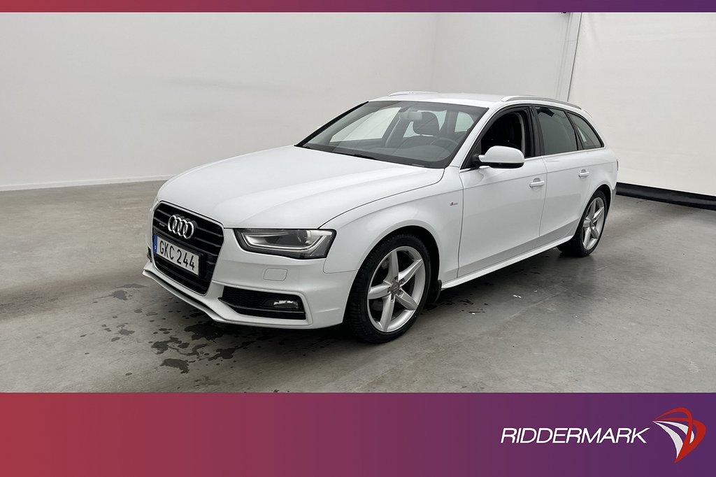 Audi A4 Avant TDI Quattro 190hk S-Line Sensorer Dragkrok