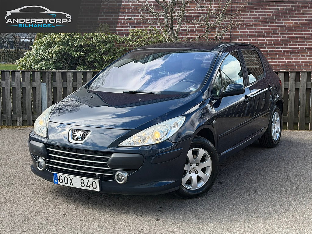 Peugeot 307 5-dörrar 1.6 Bioflex / Lågmil / Farthållare / Euro 4