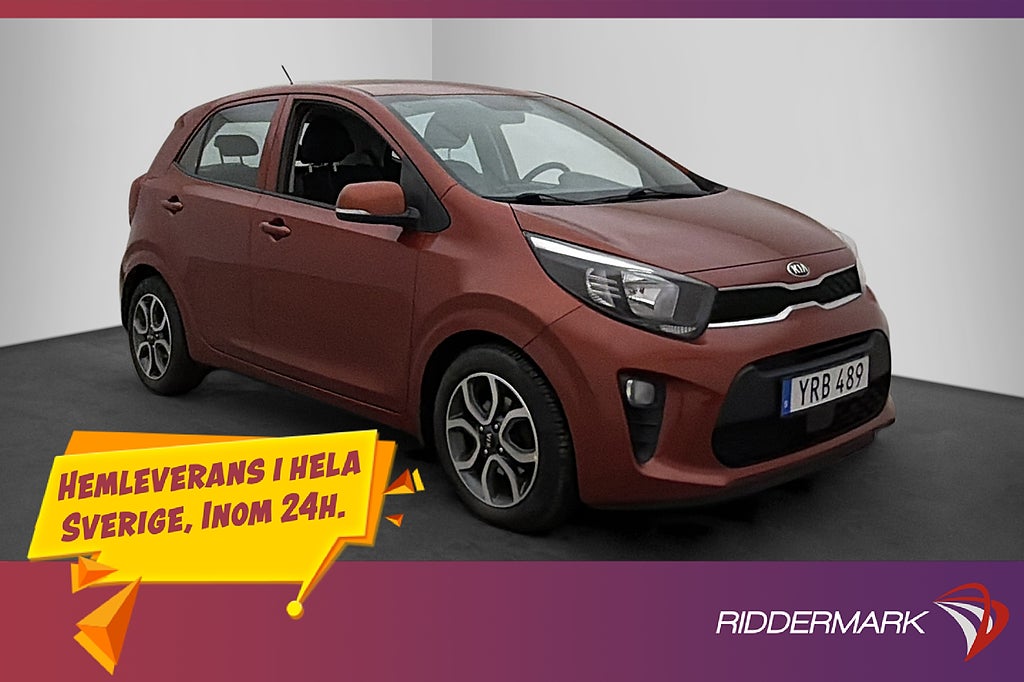 Kia Picanto 1.25 MPI 84hk P-Sensorer En brukare Låg-Skatt
