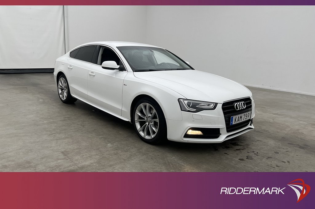 Audi A5 Sportback 2.0 TDI Quattro 190hk S-Line Sensorer