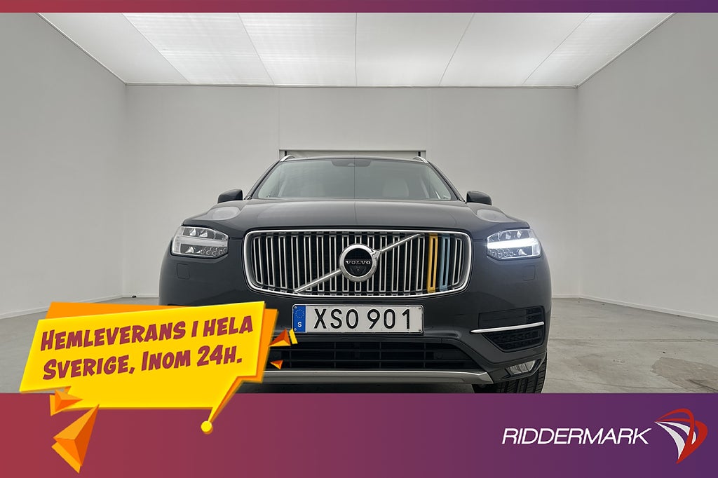 Volvo XC90 D5 AWD 235hk Inscription 7-Sits HUD 360° Massage