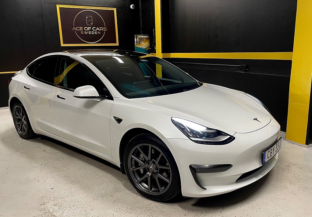 Tesla Model 3 Long Range AWD 441hk dual motor 