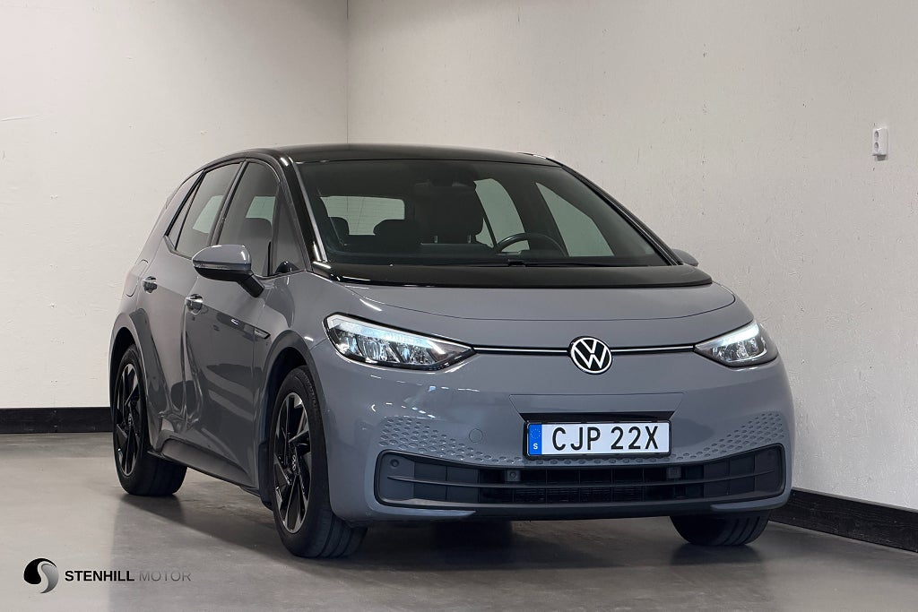 Volkswagen ID.3 Pro Performance 58kWh Life Drag/Cykelhållare Värmepump
