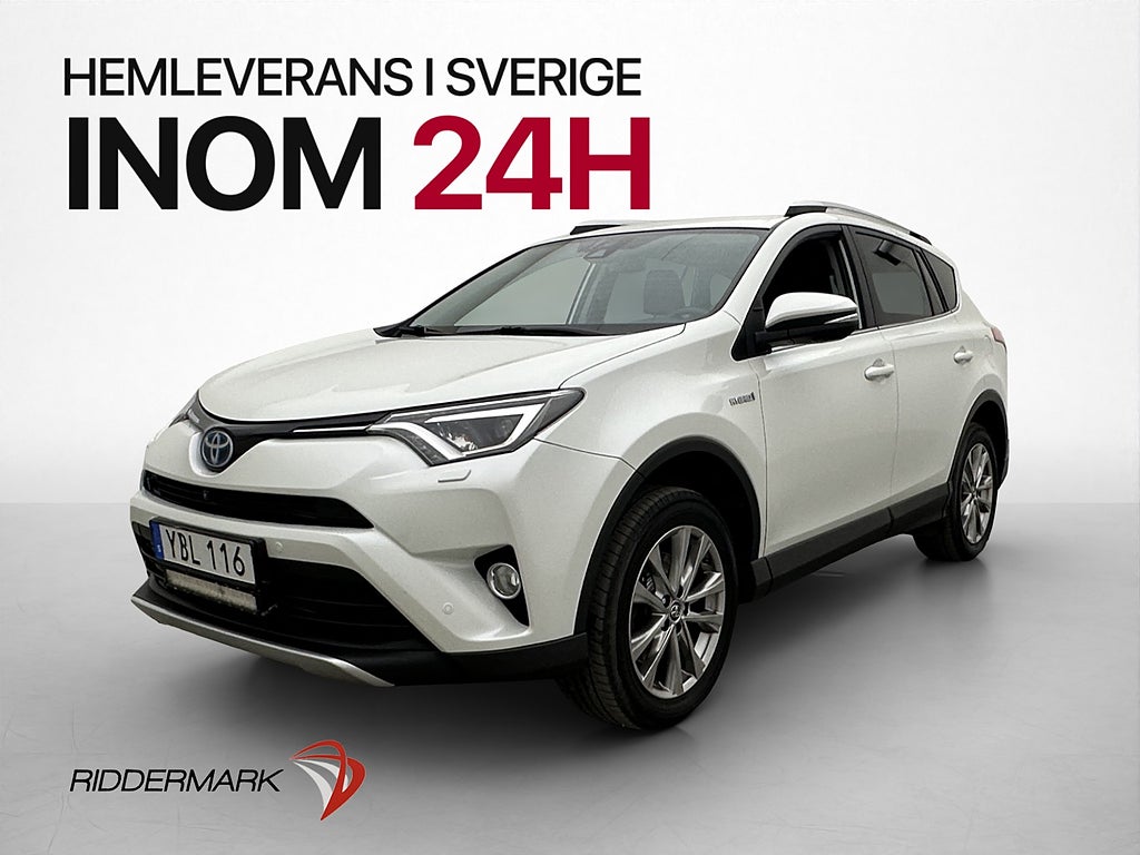 Toyota RAV4 Hybrid AWD Executive Värmare Läder Dragkrok 360°