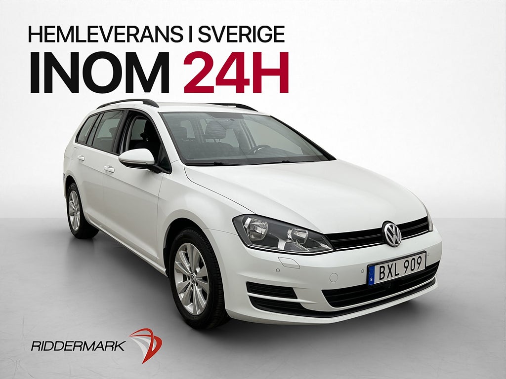 Volkswagen Golf Sportscombi TDI 110hk Värmare Kamera Drag