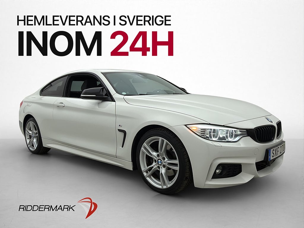 BMW 430I 252hk Coupé M Sport HUD Sportstolar Adaptiv-Fart