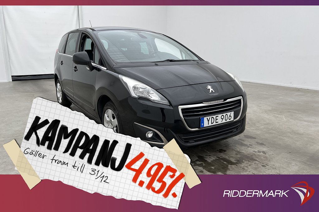 Peugeot 5008 1.2 130hk 7-Sits Panora 4,95% Ränta