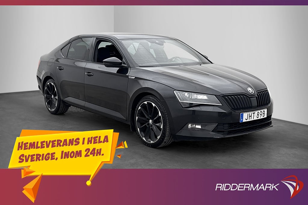 Skoda Superb 2.0 TSI 4x4 272hk Sportline Pano Cockpit Canton