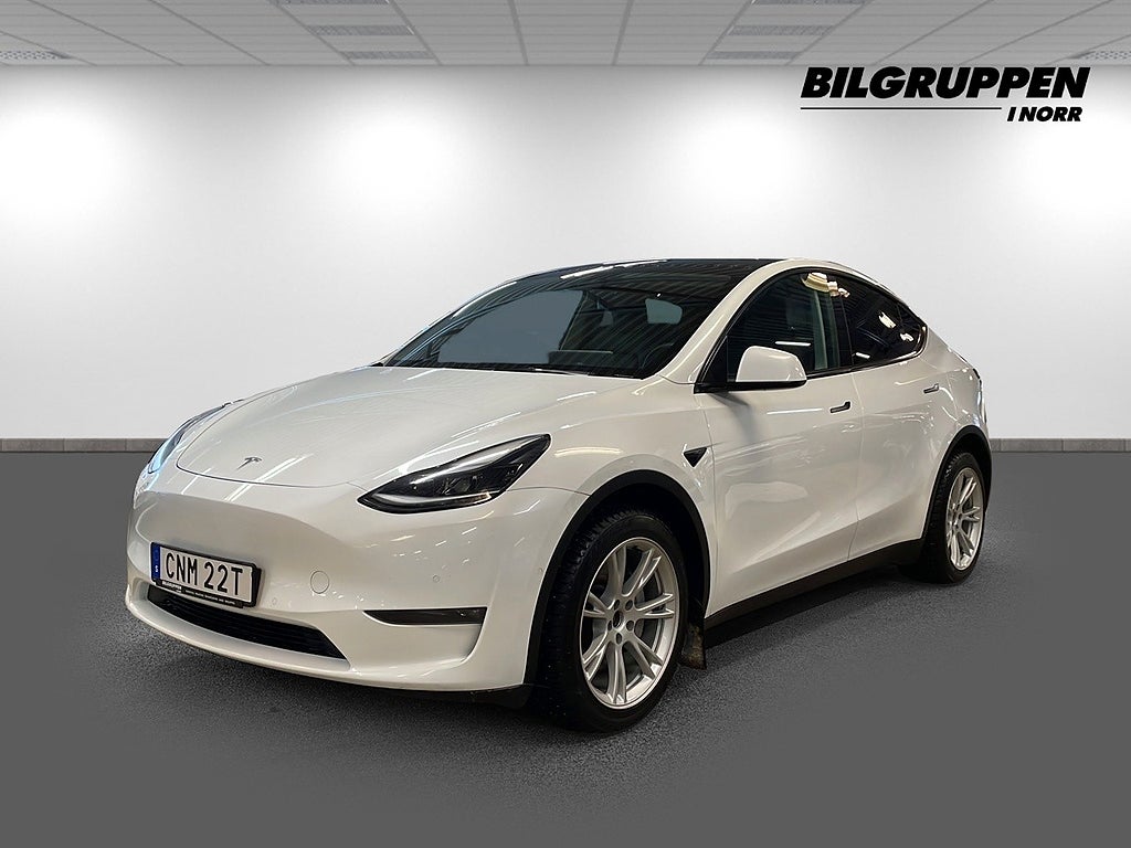 Tesla Model Y Long Range AWD Autopilot Pano (V-hjul, Drag)