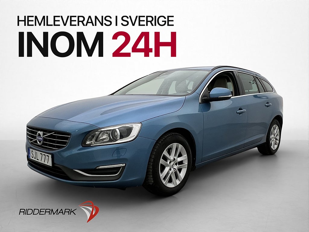 Volvo V60 D4 Momentum Värmare Skinn Rattvärme Kamrem-Bytt