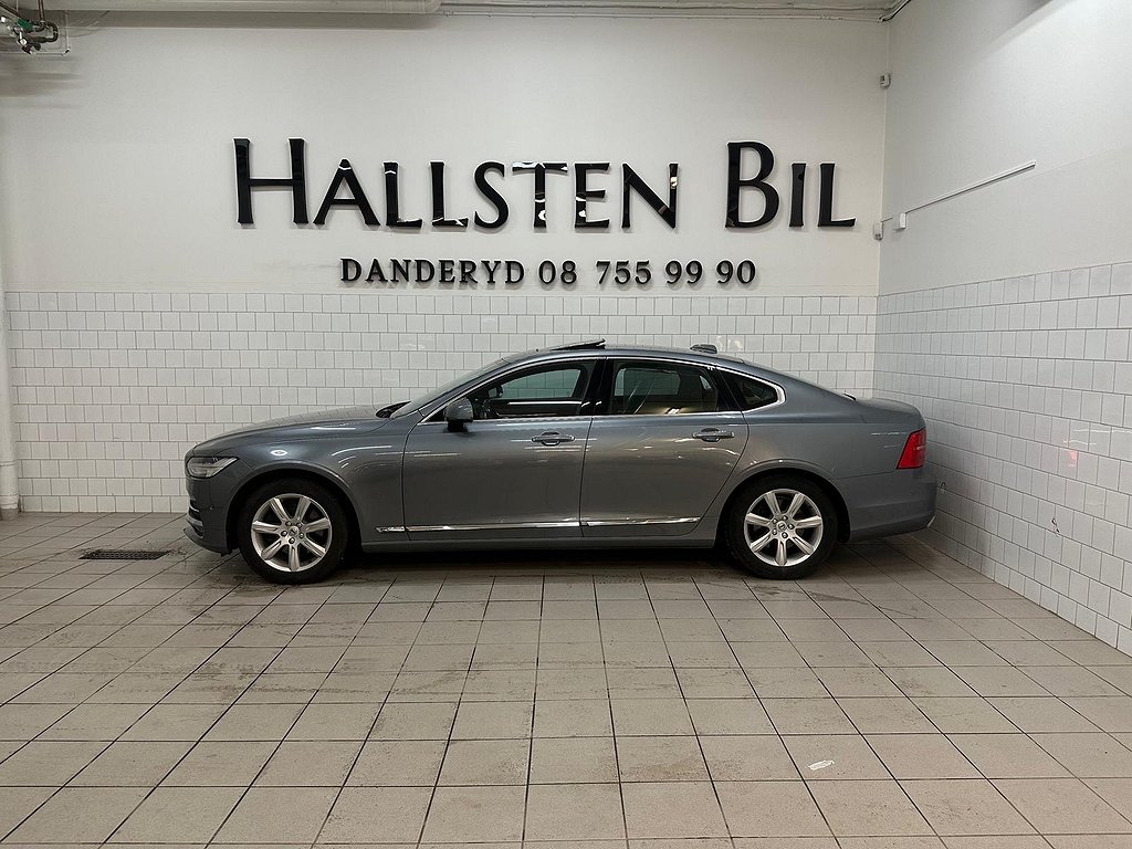 Volvo S90 D5 AWD Aut Inscription Drag Skinn Carplay Svensksåld