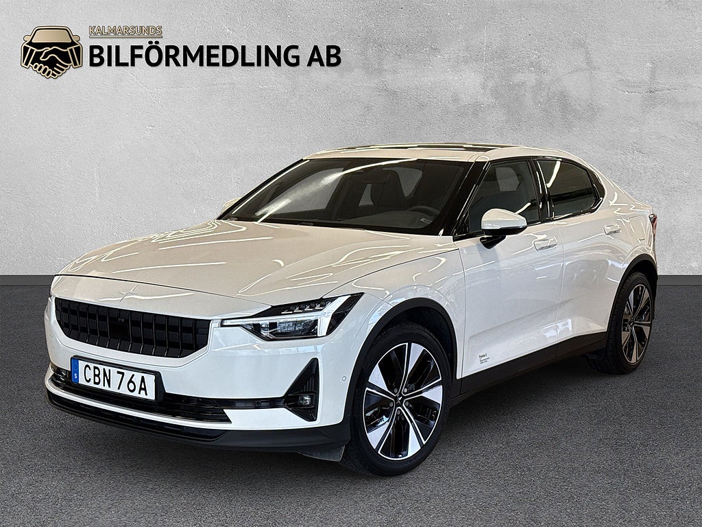 Polestar 2 Long Range SM Plus Pilot H/K Pano Drag P-Värm Värmepump