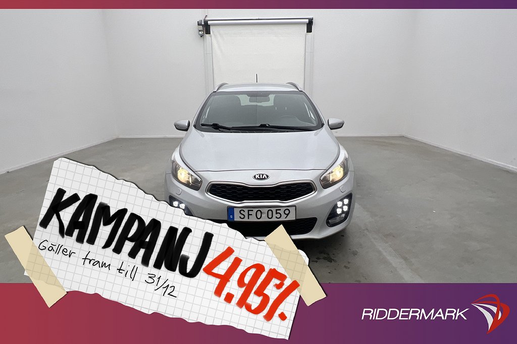 Kia Cee´d SW CRDi 136hk GT-Line Kamera Rattvär 4,95% Ränta