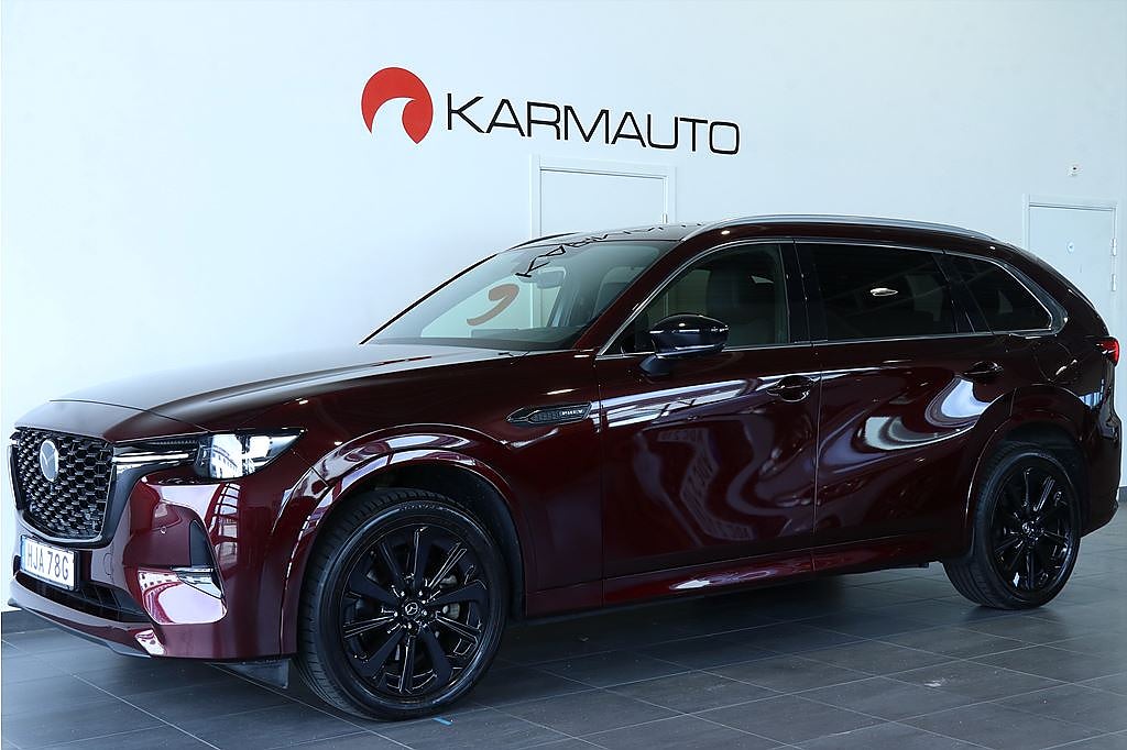 Mazda CX-80 PHEV Homura Coso 6 sits 327hk 360* DEFA CarPlay