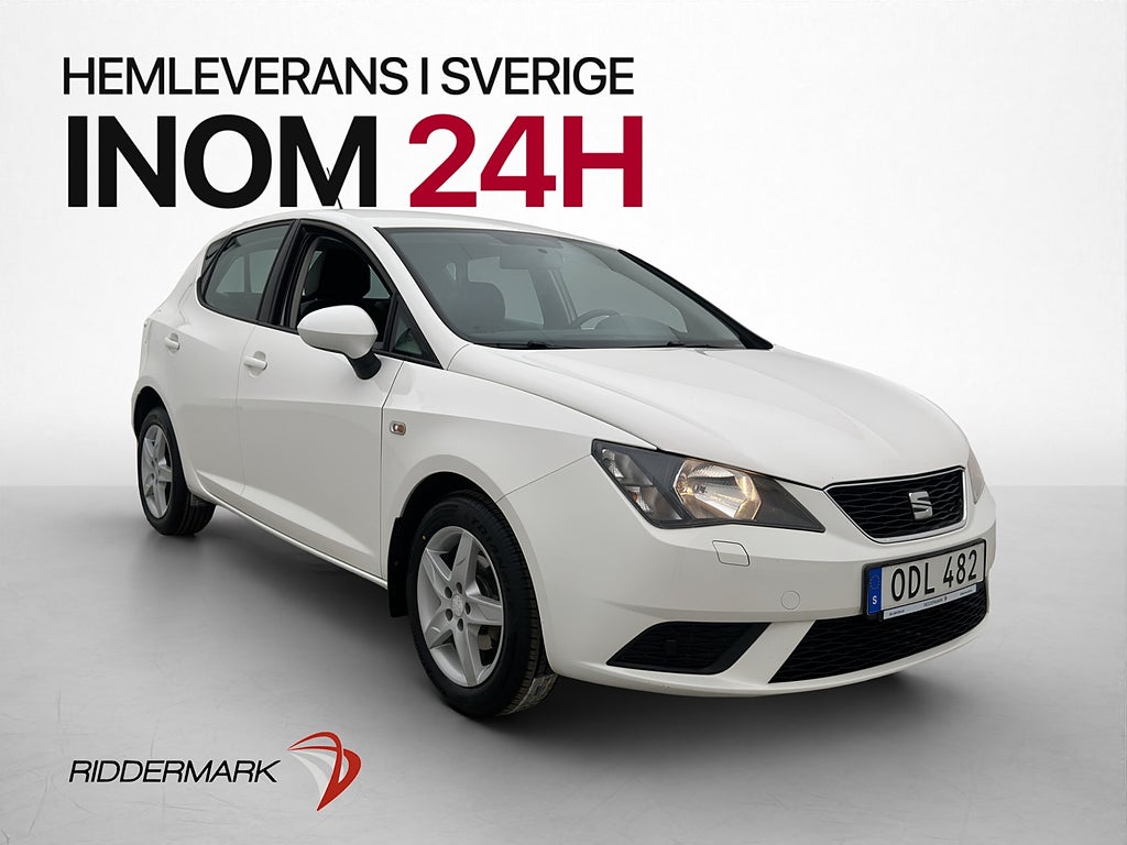 Seat Ibiza TSI 90hk Style M&K-Värmare Bluetooth Farthållare