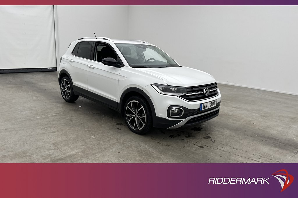 Volkswagen T-CROSS 1.0 TSI 110hk GT Sensorer Adaptiv-Fart