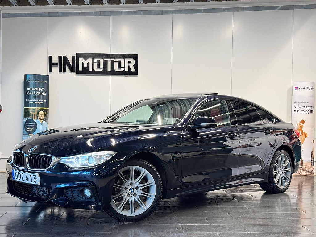 BMW 420 d xDrive M Sport |TakL|H/K|HuD|360Kam|RödLäder|NySer