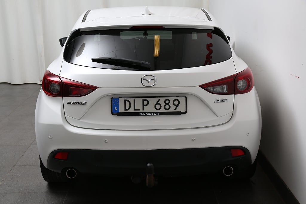 Mazda 3 2,2 DE SKYACTIV-D Optimum Aut Head-up BOSE Skinn Drag 2015
