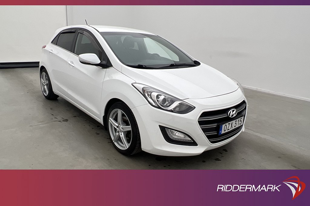 Hyundai i30 1.6 GDI 135hk Comfort Sensorer Rattvärme Drag