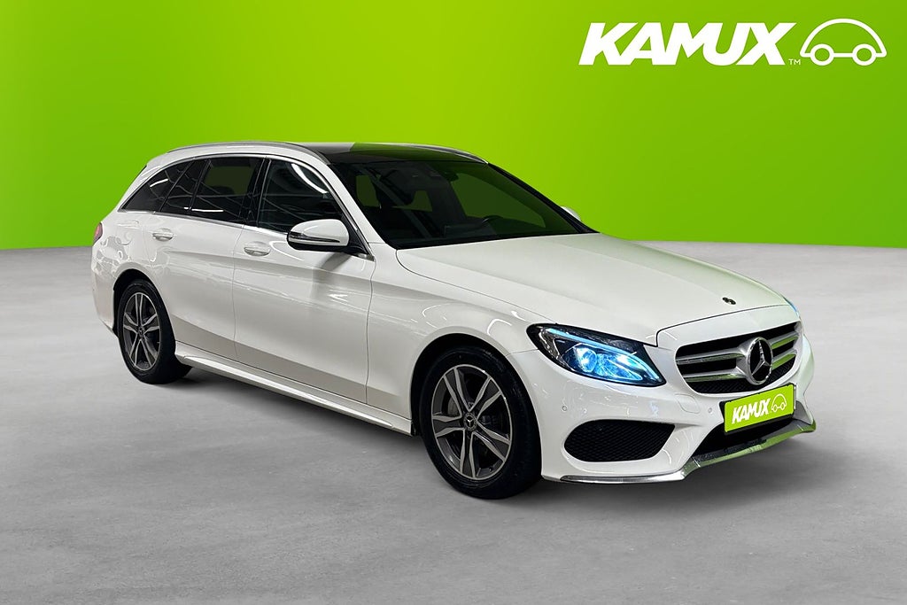 Mercedes-Benz C 220d AMG Pano Skinn Värmare Drag 4M 9G-Tronic 170hk