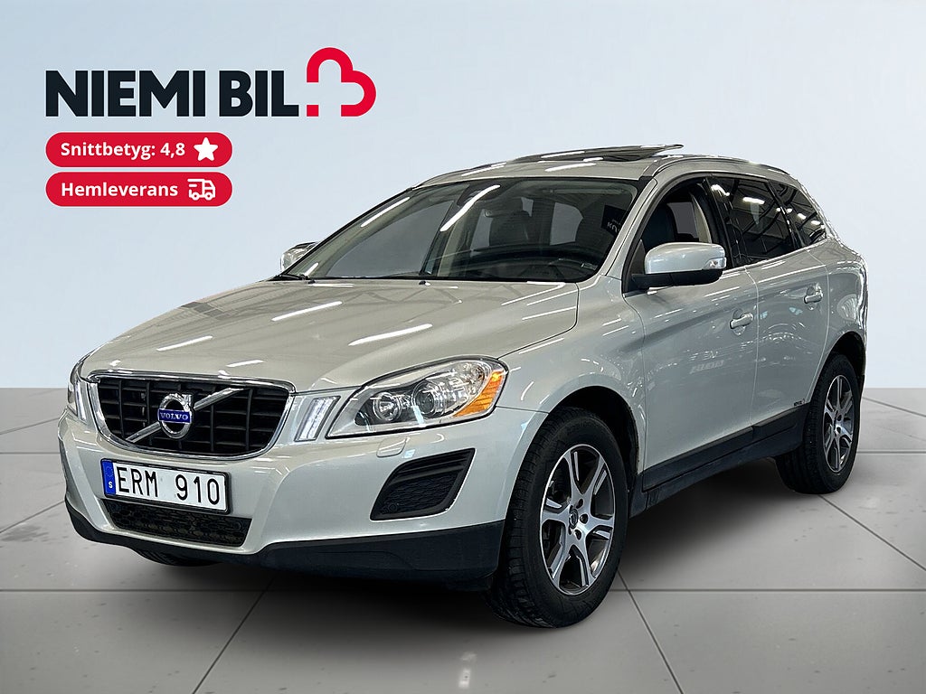 Volvo XC60 D3 Summum SoV-hjul/Panorama/Dvärmare/Dragkrok/Skinn