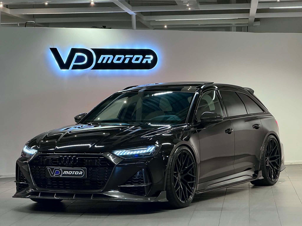 Audi RS6 4.0 TFSI Pano Carbon HuD B&O Laser 360 NV Sv-såld 600hk