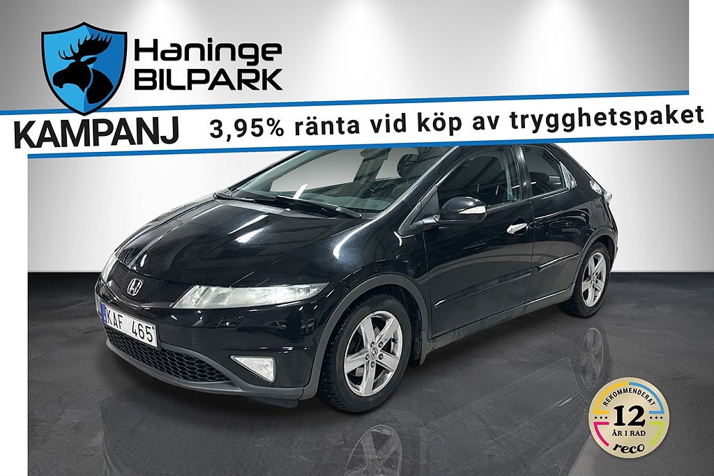 Honda Civic 1.8 i-VTEC SPORT SUPERDEAL 3.95% / FARTHÅLLARE / PDC / KAMKEDJA