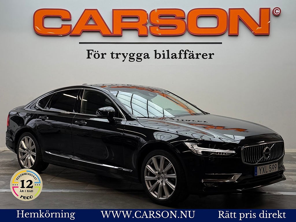 Volvo S90 D4 AWD Polestar Inscription B&W Taklucka B-Kamera Drag
