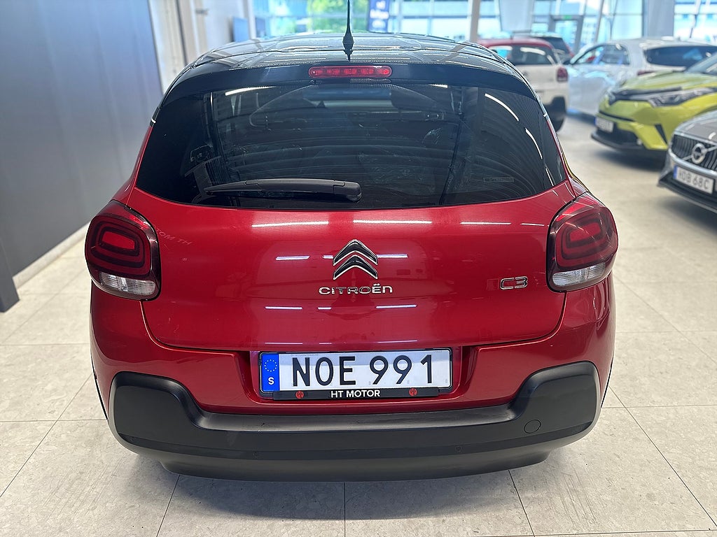 Citroën C3 1.2 PureTech 110/B-Kamera/Kamrem Bytt/Apple carplay
