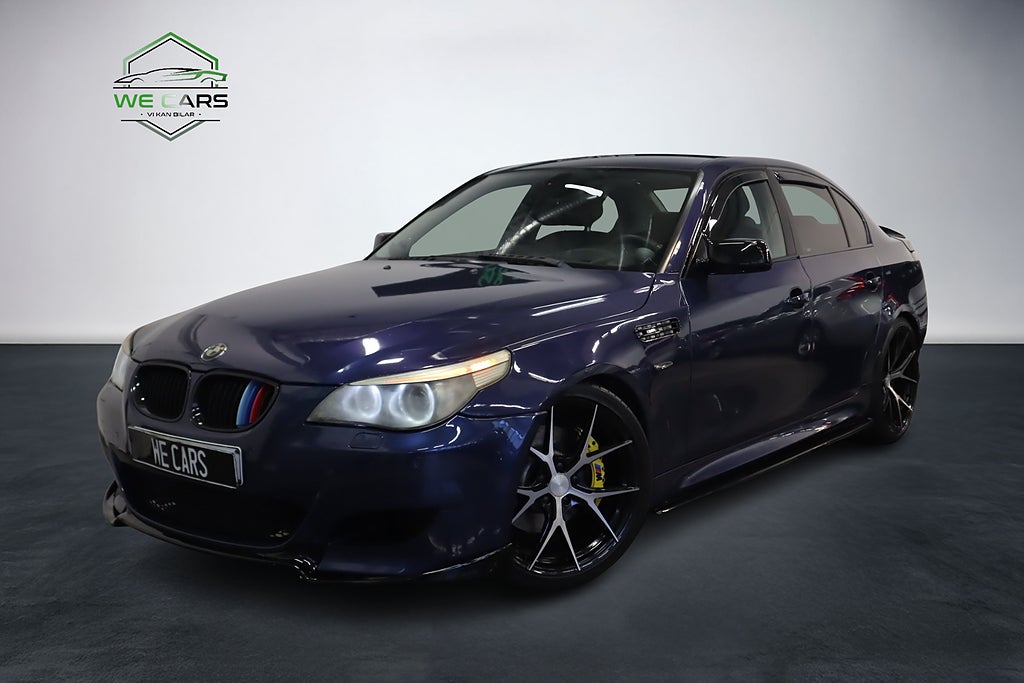 BMW 545 i Sedan M5 Optik Coilovers H&R Fjäder Maxton 400hk