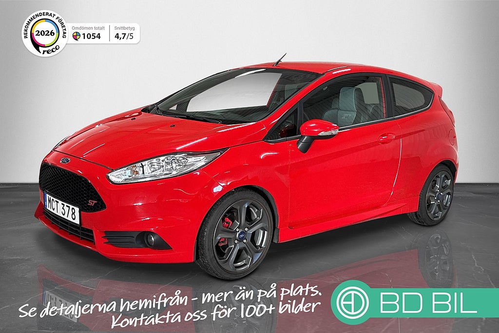 Ford Fiesta ST 182 HK RECARO STOLAR  KAMREM BYTT 