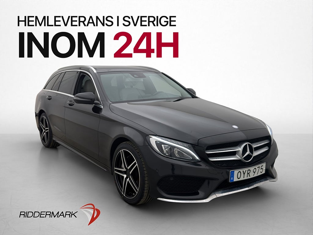 Mercedes-Benz C220 T d 170hk AMG Drag Panorama Elstolar