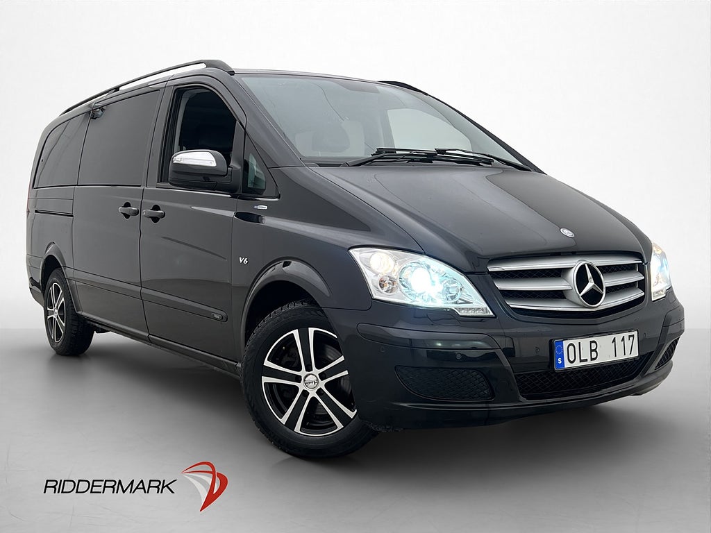 Mercedes-Benz Viano Lång 3.0 224hk Värmare PDC Drag 7-Sits