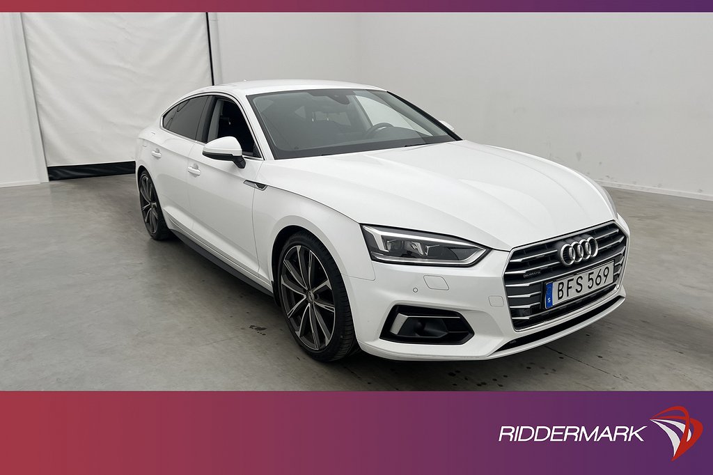 Audi A5 Sportback TFSI Q 252hk Proline Värm Adapt-fart Drag