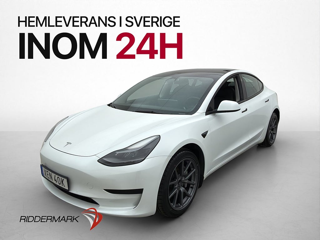 Tesla Model 3 Standard Range Autopilot Svensksåld Rattvärme