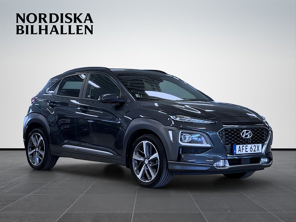 Hyundai Kona 1.6 T-GDI AWD DCT Premium Nyservad Drag Backkamera 