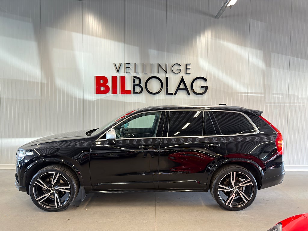Volvo XC90 7-seater T6 AWD R-Design B%26W Pano 360 Drag Navi Skinn