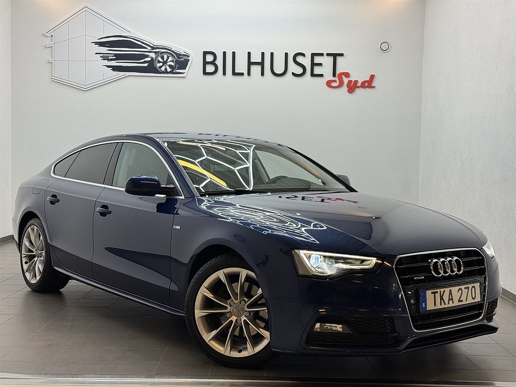 Audi A5 2.0 TDI Quattro190hk S-Line/Proline Värm/Krok
