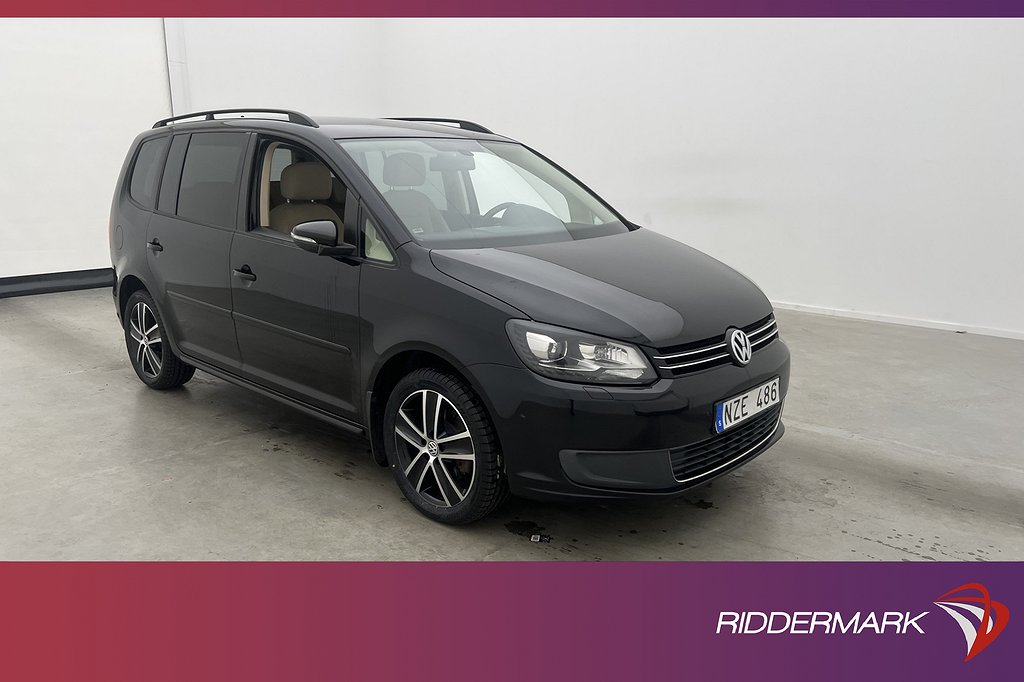 Volkswagen Touran 1.4 TSI 140hk 7-Sits Värmare Sensorer Navi